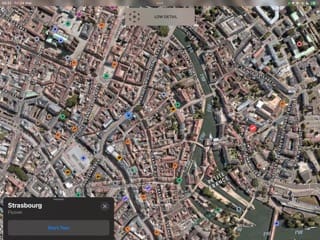 Start Tour Apple Maps Flyover iPad Screenshot