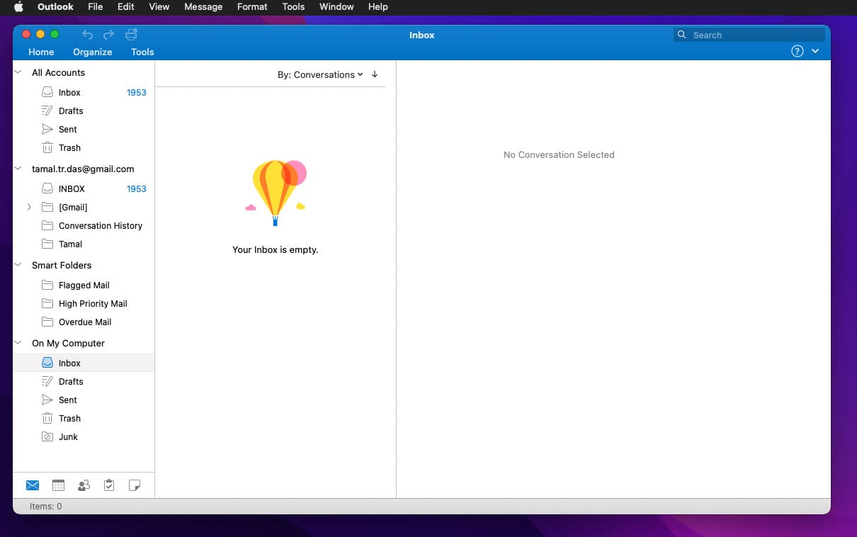 The minimalistic and sleek UI of new Outlook app for Mac