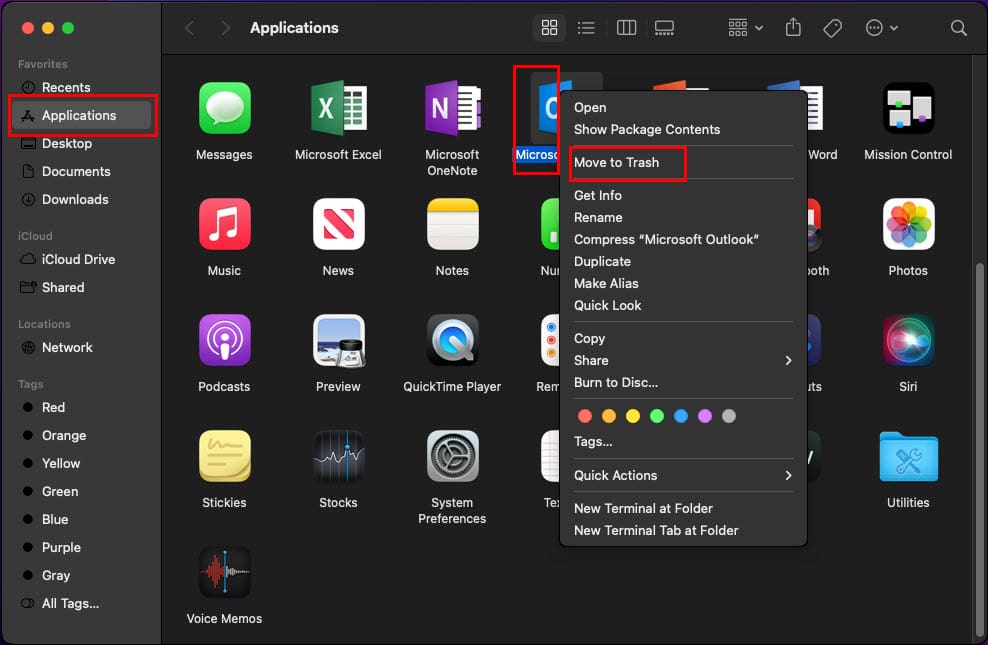 Uninstalling Microsoft Apps from macOS