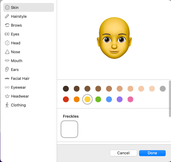 Use Memoji to change icon on Mac login