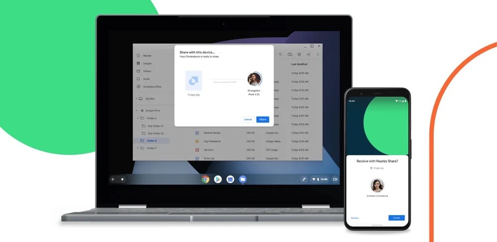 How to Transfer Files From Android to Mac - Nearby Share