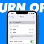 How to Turn Off Do Not Disturb on iPhone 14