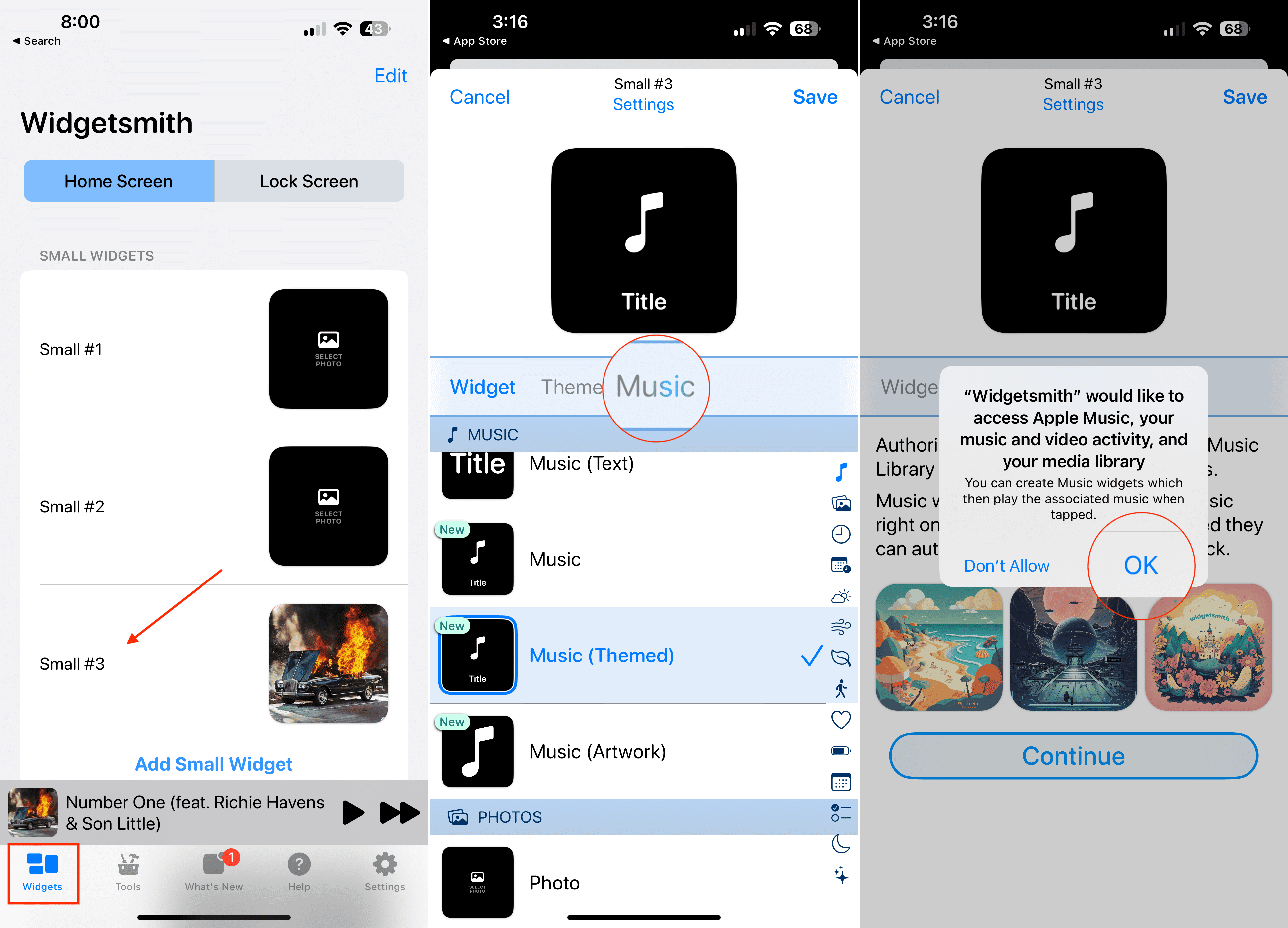 How to create custom music widgets on iPhone and iPad - 1