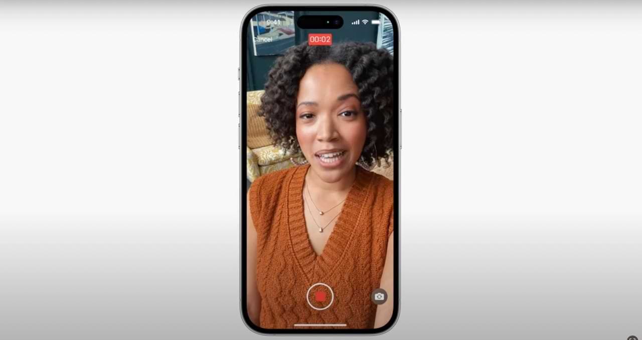 Record a call in FaceTime in iOS 17