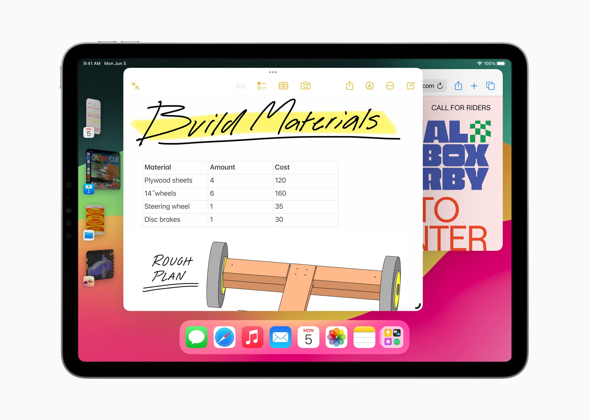 iPadOS 17 Stage Manager