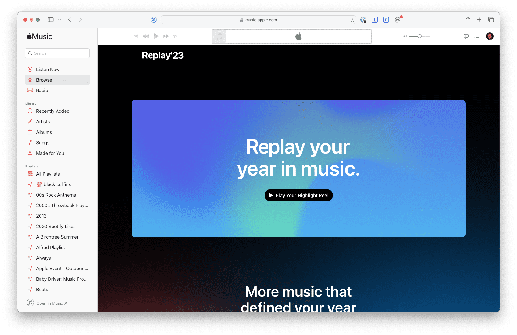 Apple Music Replay 2023 - 1