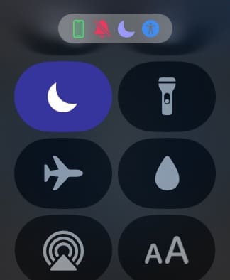 The Water Droplet Icon on the Apple Watch