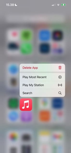 Delete the Apple Music app