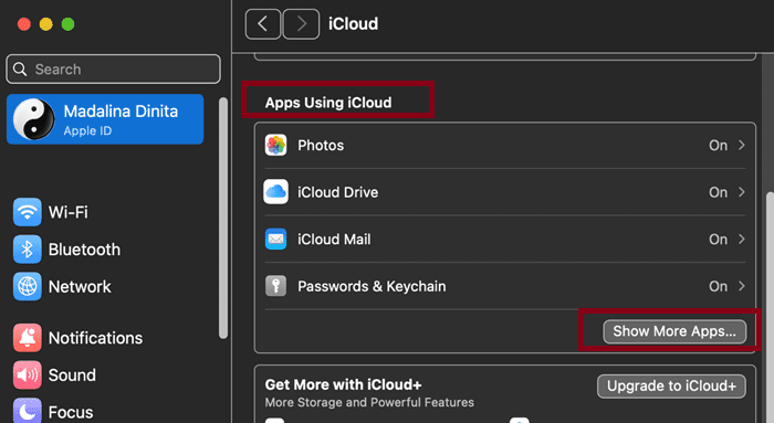 Apps using iCloud