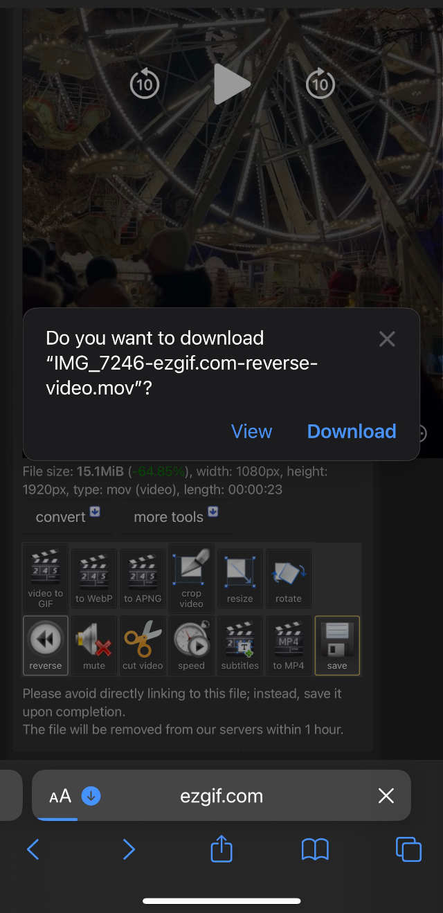 How to Reverse a Video on iPhone without an App 11