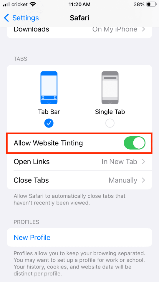 What Is Website Tinting