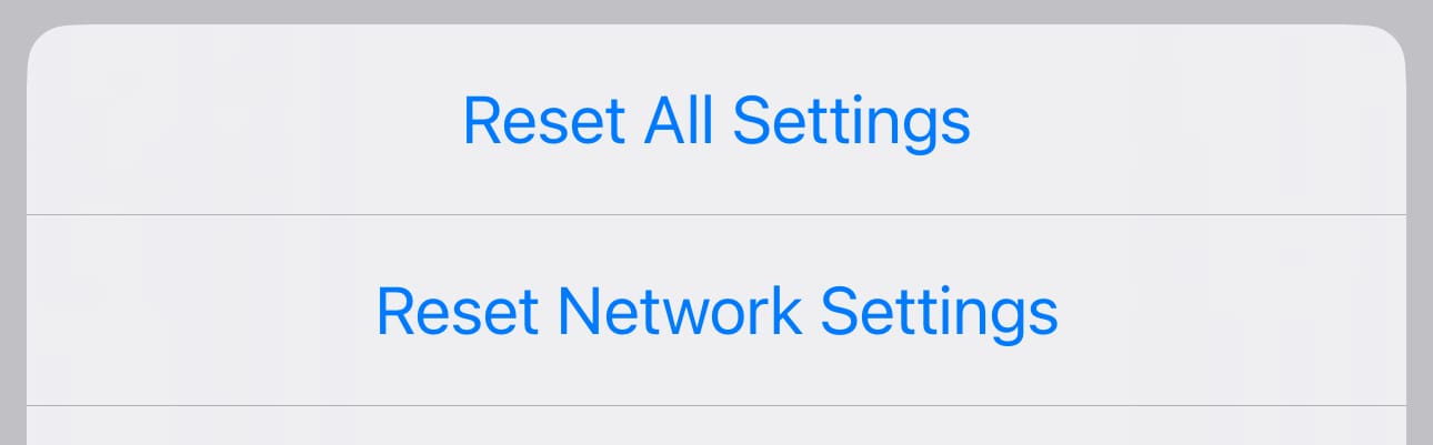 Siri Not Working - Reset Settings