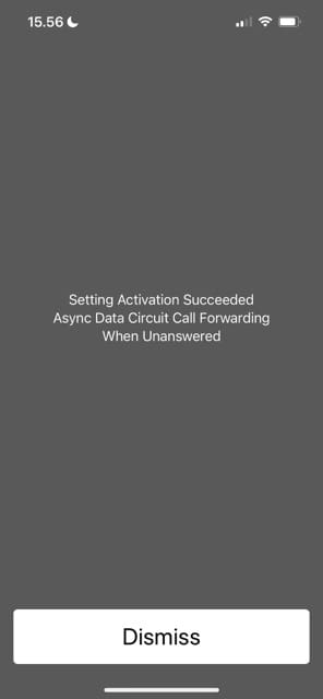 Setting Activation Succeeded on an iPhone