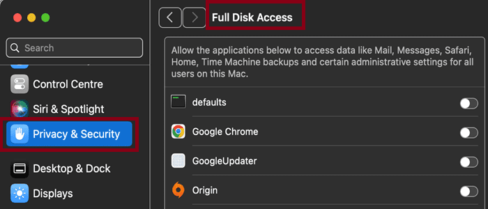 macOS-Full-Disk-Access