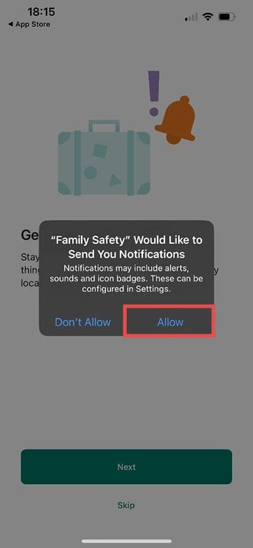iphone microsoft family safety app 6
