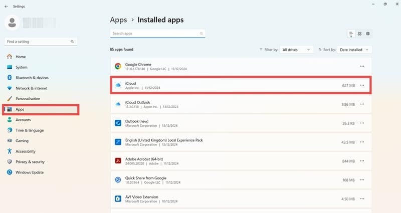 How to Fix iCloud Drive Not Syncing on Windows 11 12