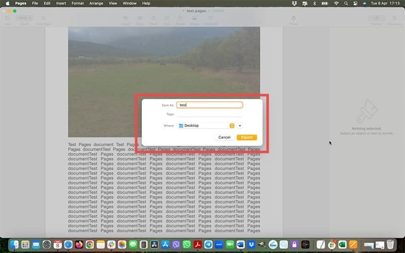 How to convert a pages file into word file appletoolbox