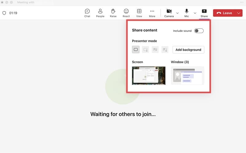 How to Share Screen on Teams on MacBook 8