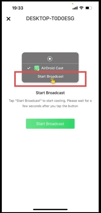 How to Screen Mirror iPhone to PC 3