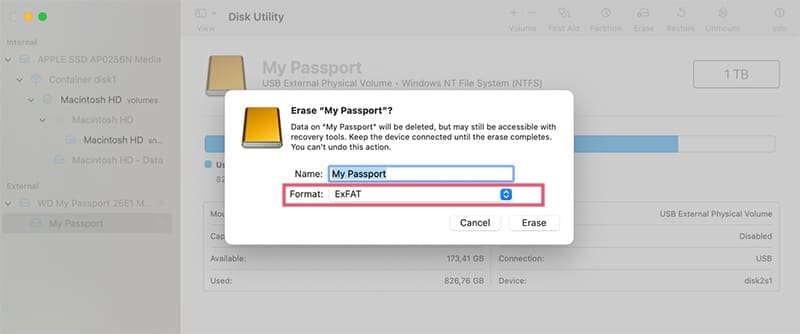 External Hard Drive Only Shows on Windows, Not Mac 8