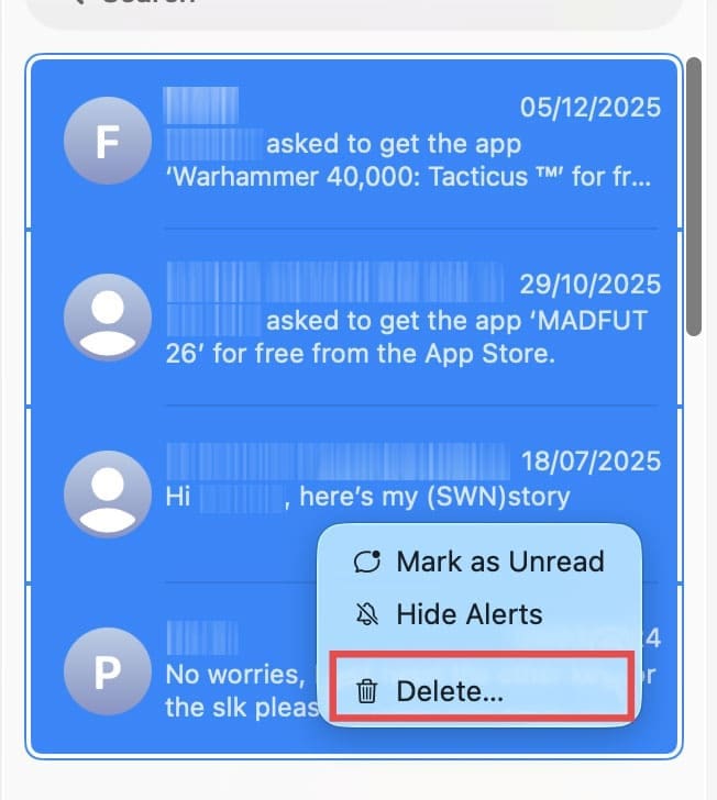 How to Delete Messages on Mac but Not on iPhone 8