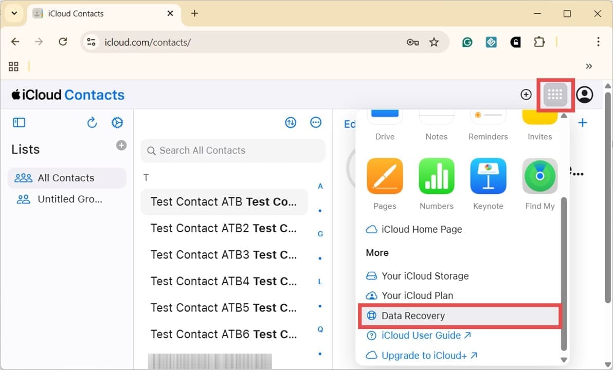 How to Restore Deleted Contacts via iCloud 7