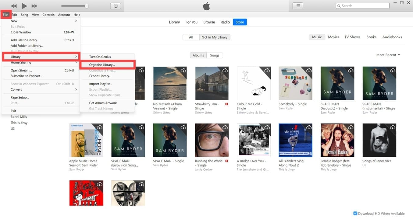 How to Export iTunes Library to New Computer 1