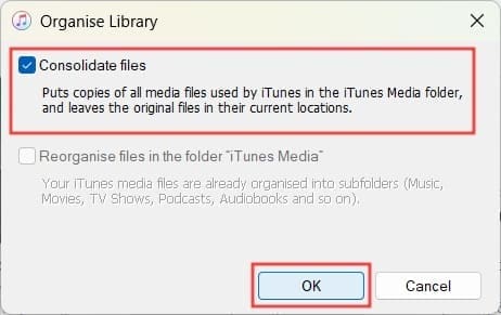 How to Export iTunes Library to New Computer 2