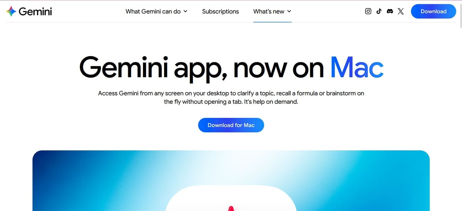 What the Gemini Desktop App Will Bring to Mac 1