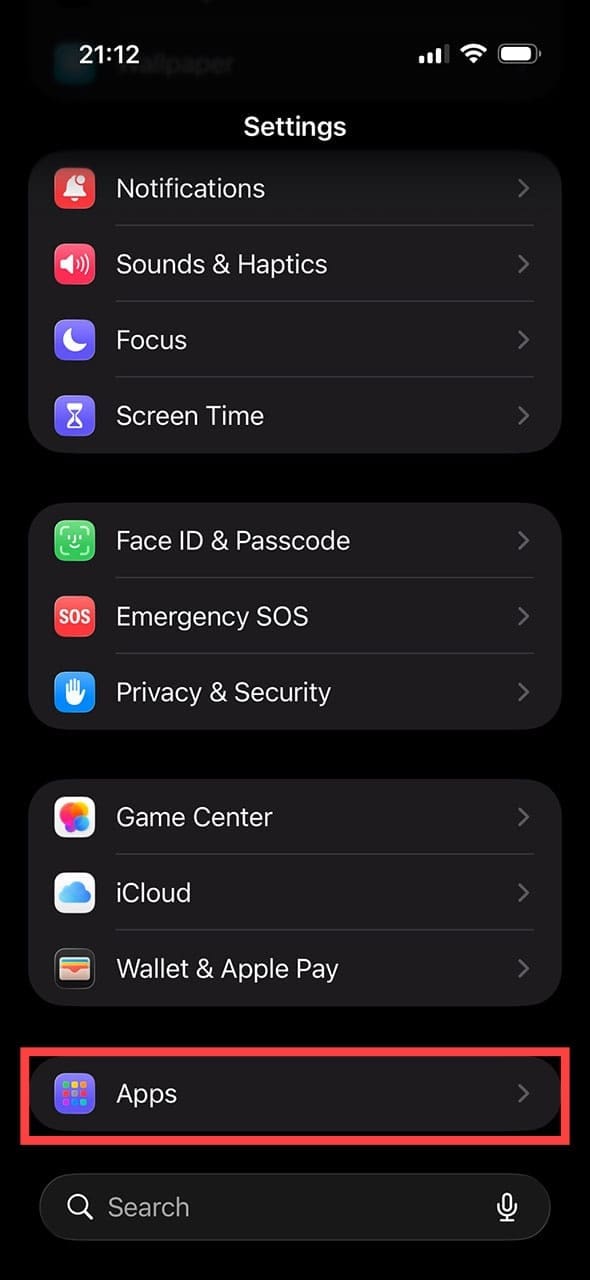 How to Hide App Results From Spotlight 4
