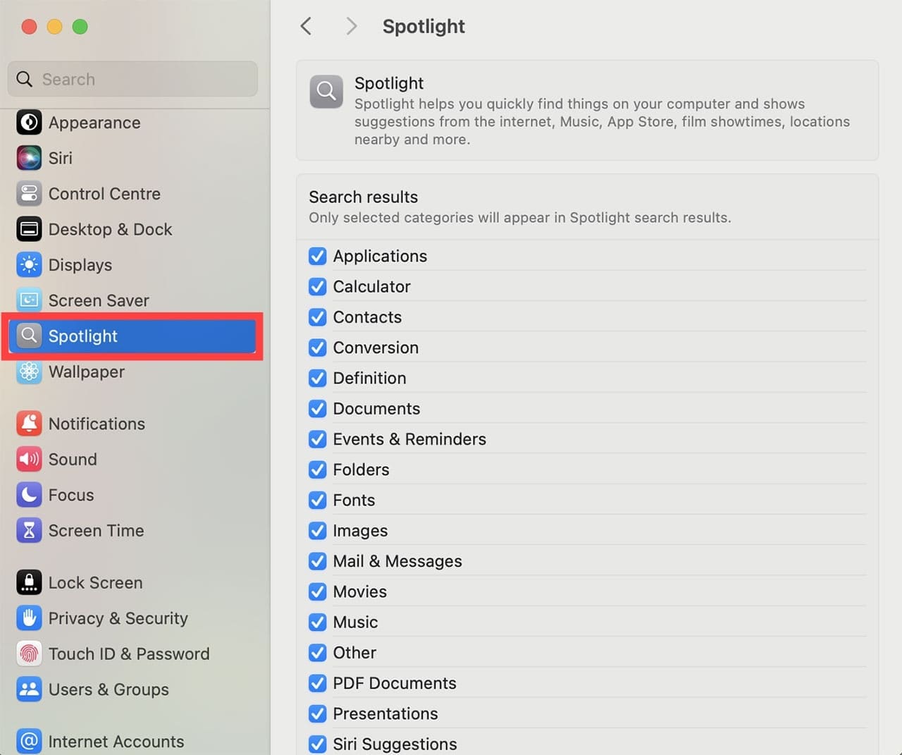 How to Hide App Results From Spotlight 7
