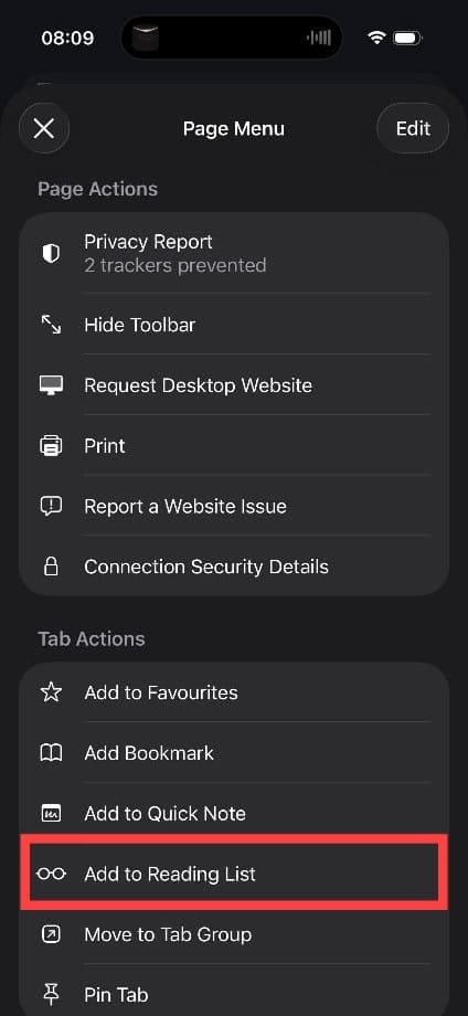 How to Get Rid of Reading List in Safari 2