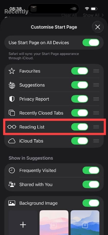 How to Get Rid of Reading List in Safari 4