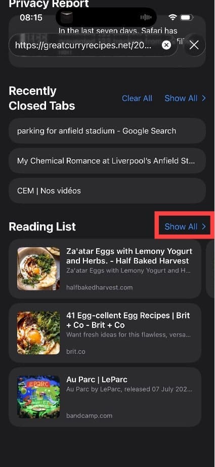 How to Get Rid of Reading List in Safari 6