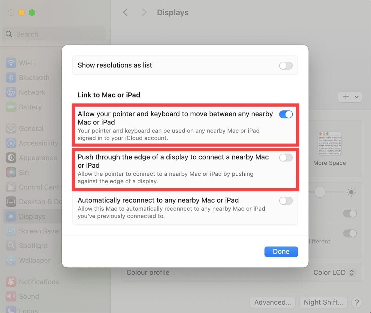 How to Stop Your Pointer From Moving to Other Macs and Apple Devices 4