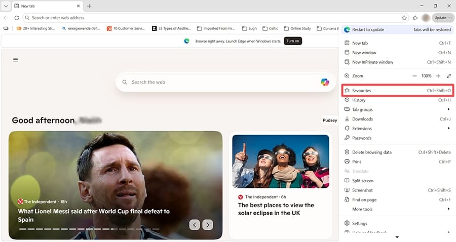 How to Share Safari and Edge Bookmarks Between Mac and Windows 2