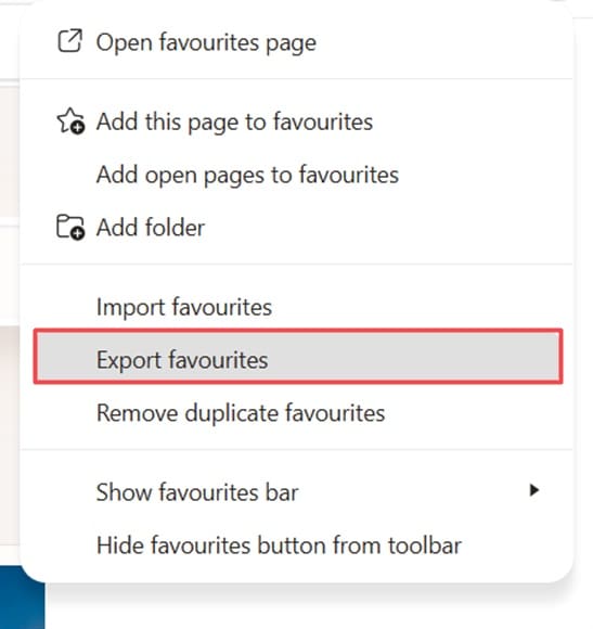 How to Share Safari and Edge Bookmarks Between Mac and Windows 7