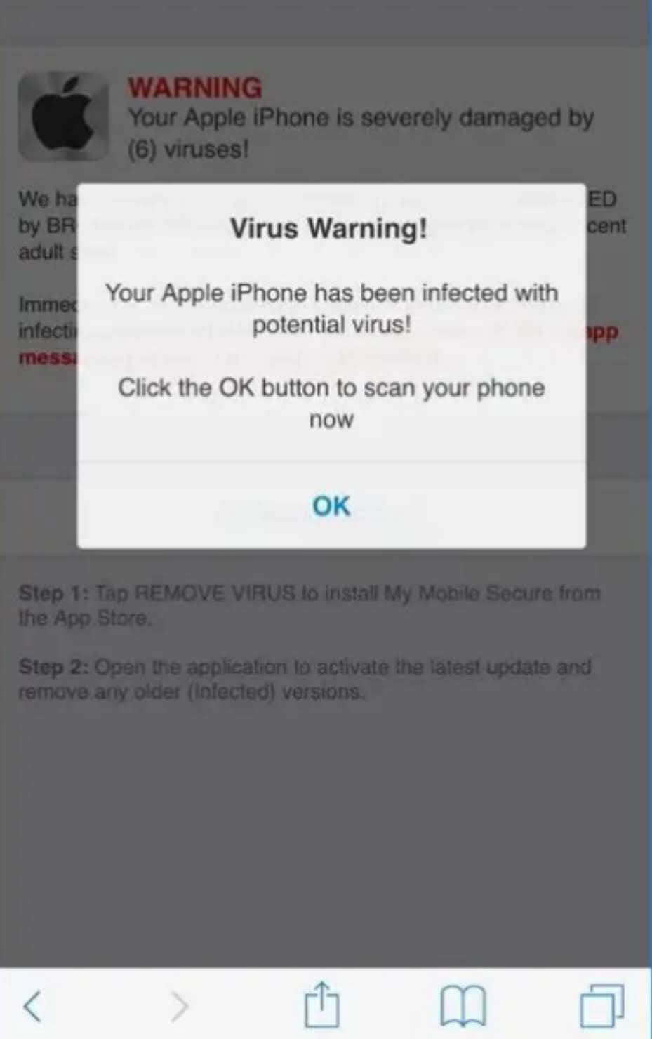 How to Stop the Fake iPhone Hacked Safari Pop-Up for Good 1