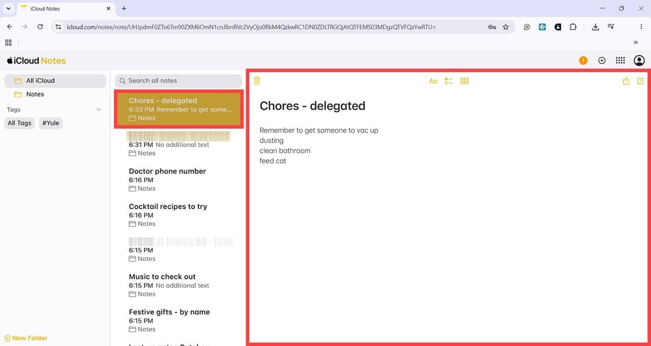How to Edit Apple Notes on a Windows PC 9