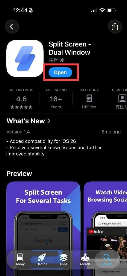 How to Run Two Apps Side-by-Side on iPhone 1