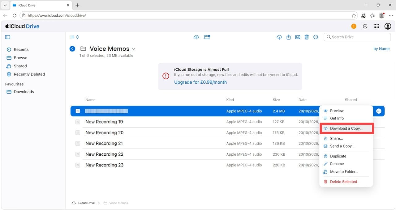 How to Transfer Voice Memos From an iPhone to a Windows PC 12